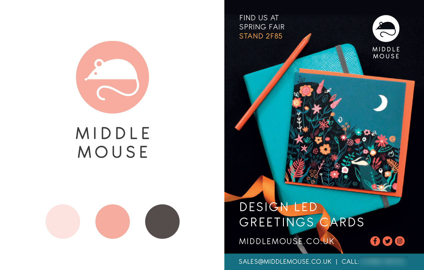 Brand identity for Middle Mouse