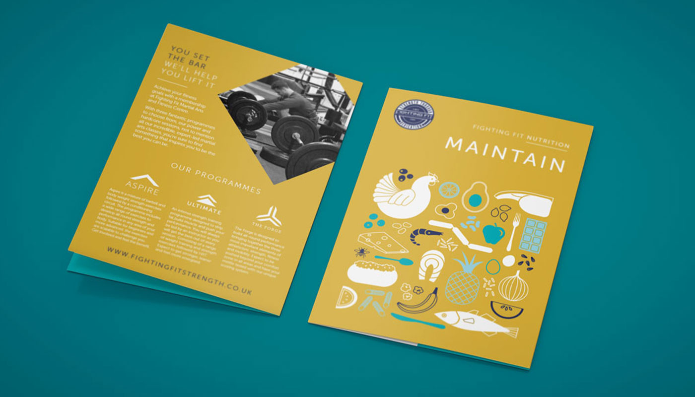 Brochure design for Nutrition company