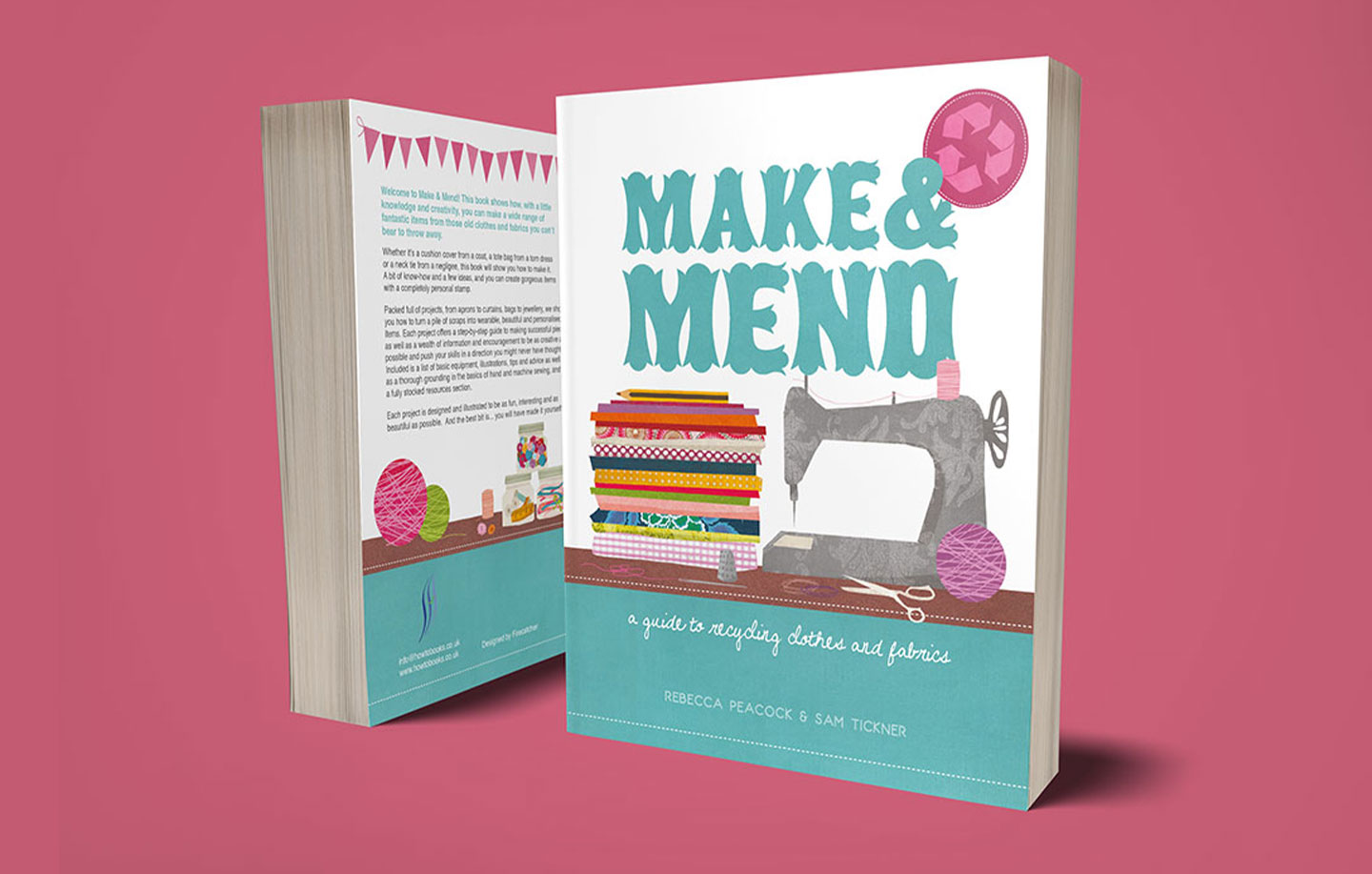 Make and Mend book cover design